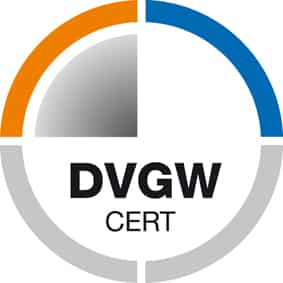 Extenas tryckrör polyeten är godkända av DVGW
