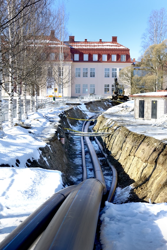 Extena Tryckrör Polyeten PE100 RC Trygg leverantör stora projekt Skellefteå