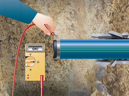 Extena SLA Barrier Pipe rördel Diffusionstätt rörsystem för förorenad mark Extena SLA Barrier Pipe rördel Diffusionstätt rörsystem för förorenad mark