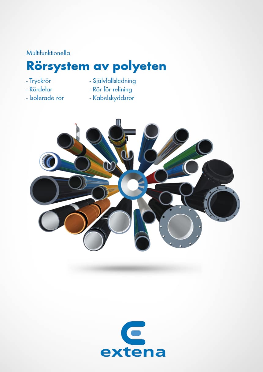 Extena produktkatalog 2021 Rörsystem av plyeten PE100 RC Tryckrör