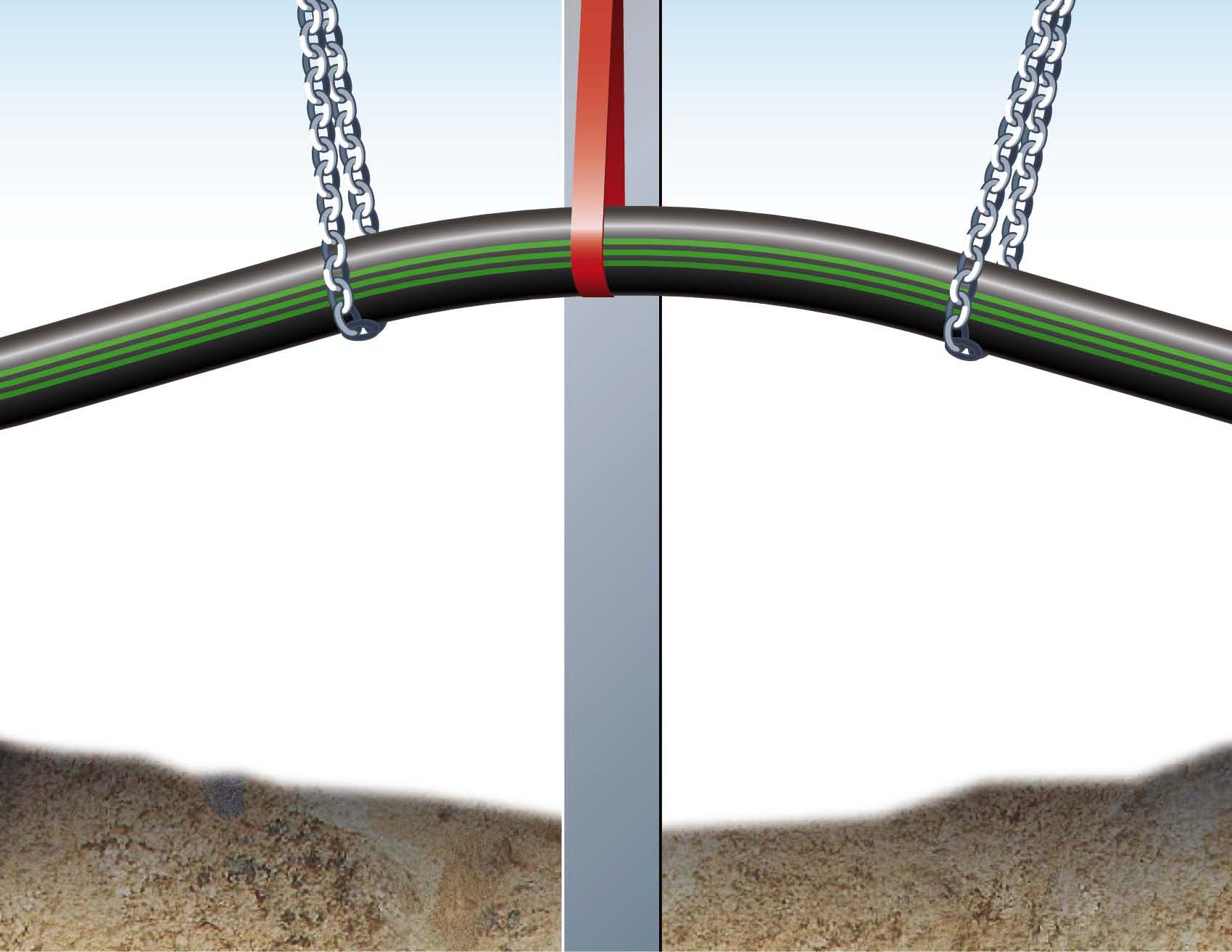 Extena alternativa installationer tryckrör polyeten