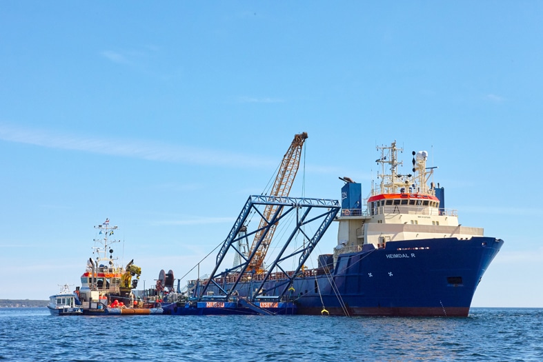 Extena levererar rör till överföringsledning mellan Hanö och Nogersund.